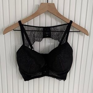 Sexy Victoria’s Secret Black Lace Bralette 36D